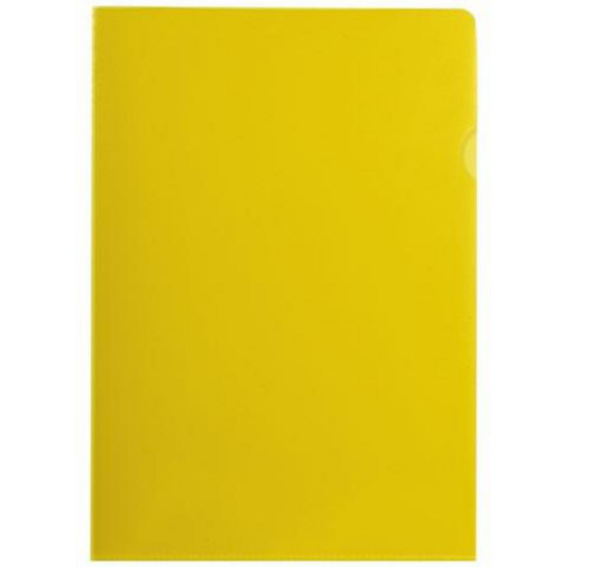 Plastomslag Specialplast - Plastomslag A4 PP 100my gul Specialplast (100)