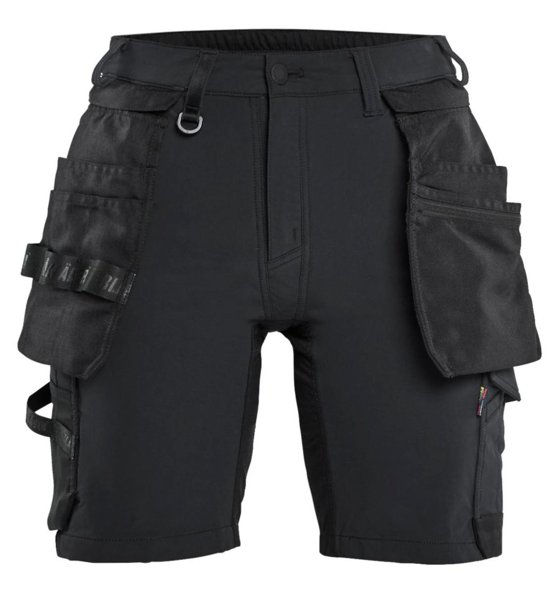 Håndverksshorts 4X dame Blåkläder 7124 - Håndverksshorts 4X dame Blåkläder 7124 svart str C34