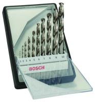Metallborsett Bosch HSS-G 10-deler