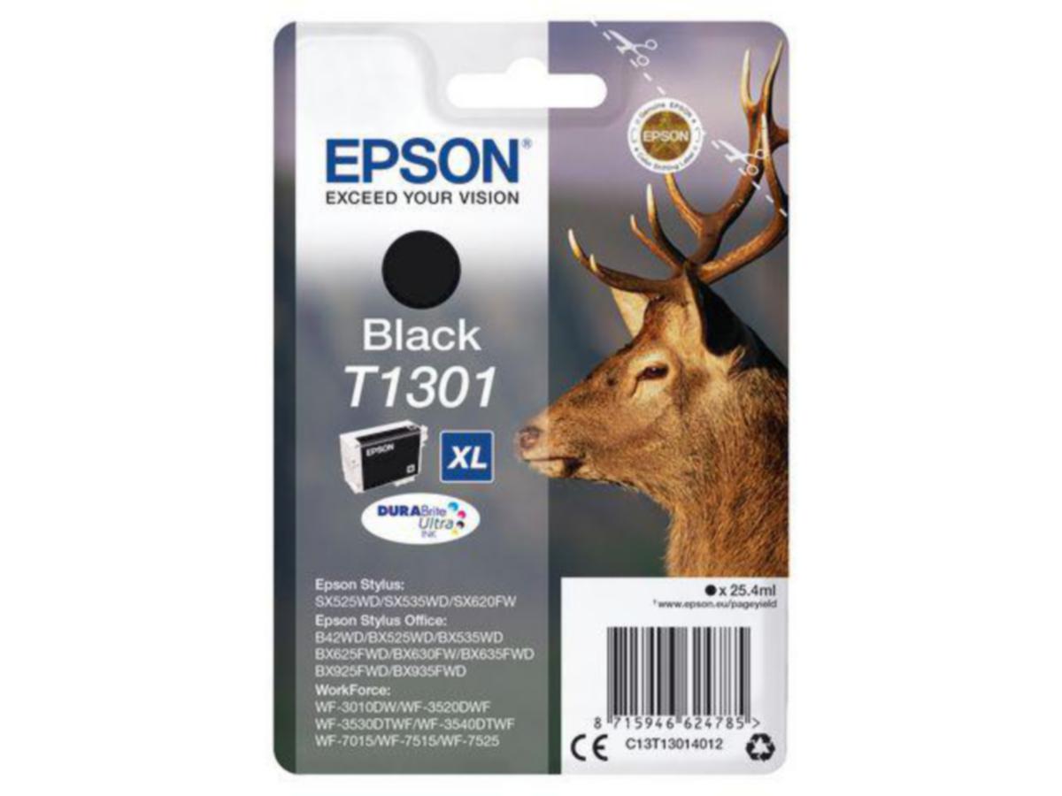 Blekk T1301 C13T13014022 Epson svart - Blekk T1301 C13T13014022 Epson svart