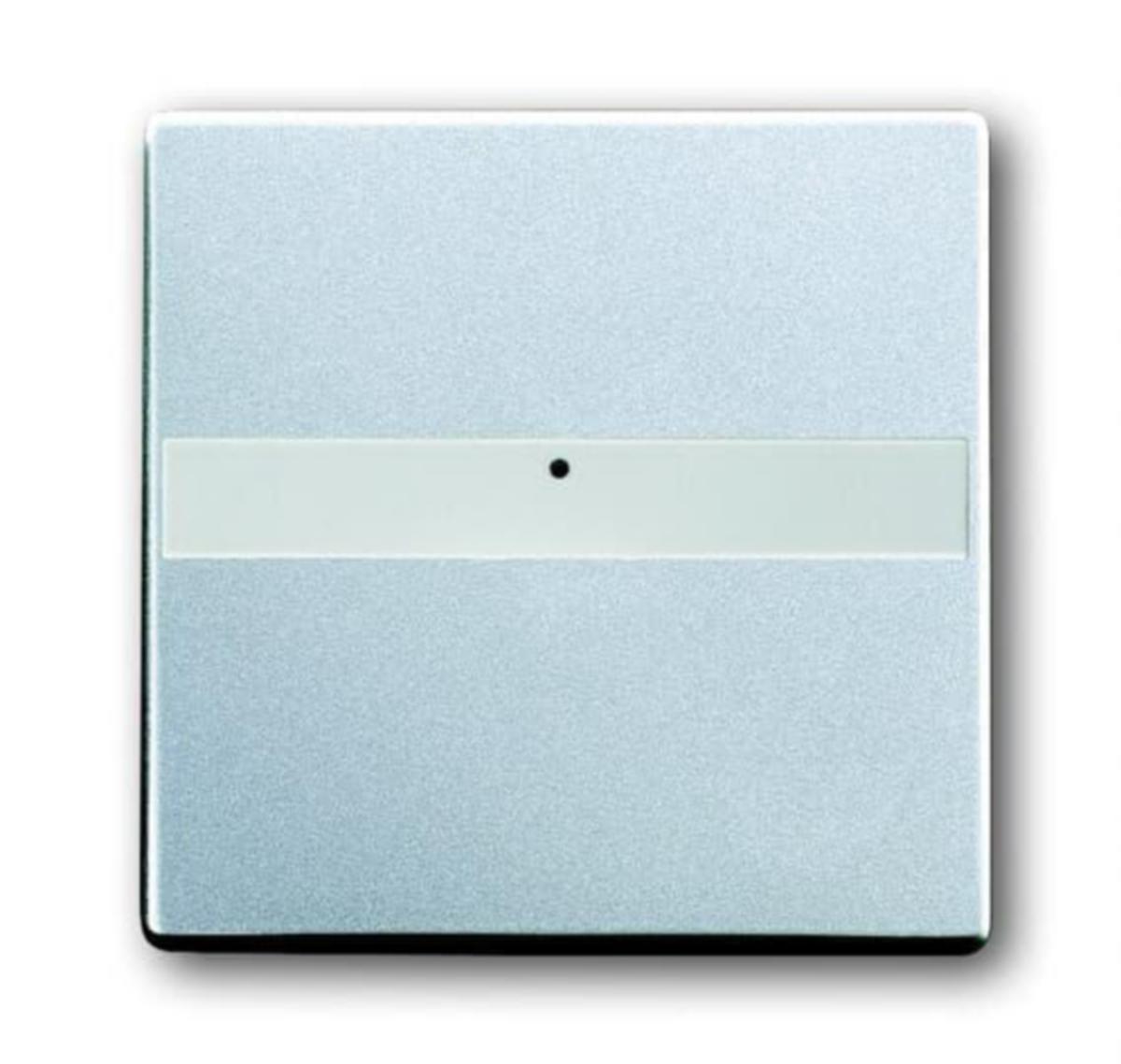 Brytervippe ABB enkel m/navnefelt - IMPRESSIVO BRY VIPPE M NAVNEFE LT ALU