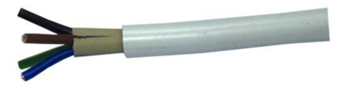 Installasjonskabel Tec Con PFXP - PFXP Antitw 4G2.5 m.merket 50m 3X2.5+J Tecon