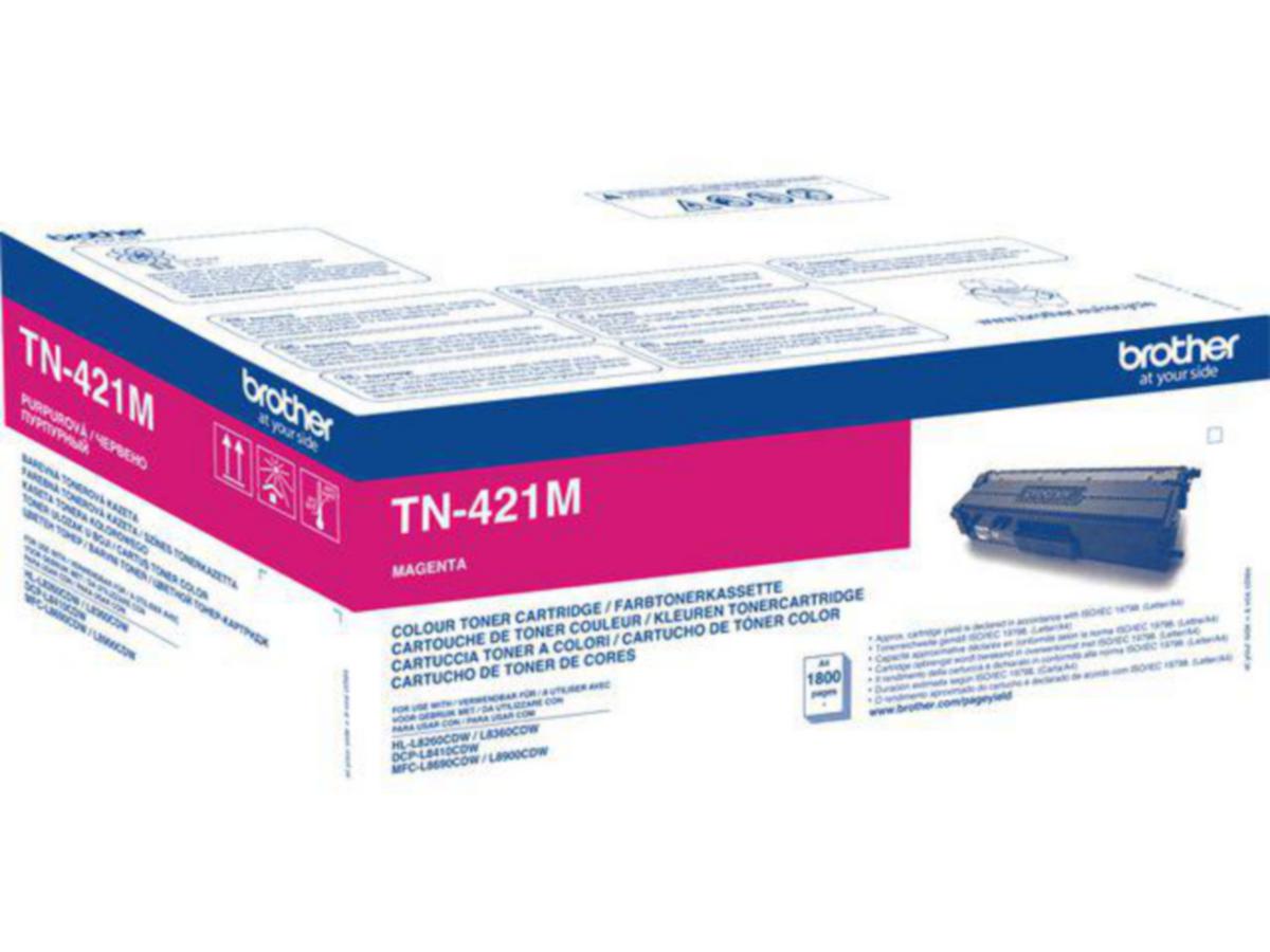 Toner TN421M Brother 1.8K rød - Toner TN421M Brother 1.8K rød