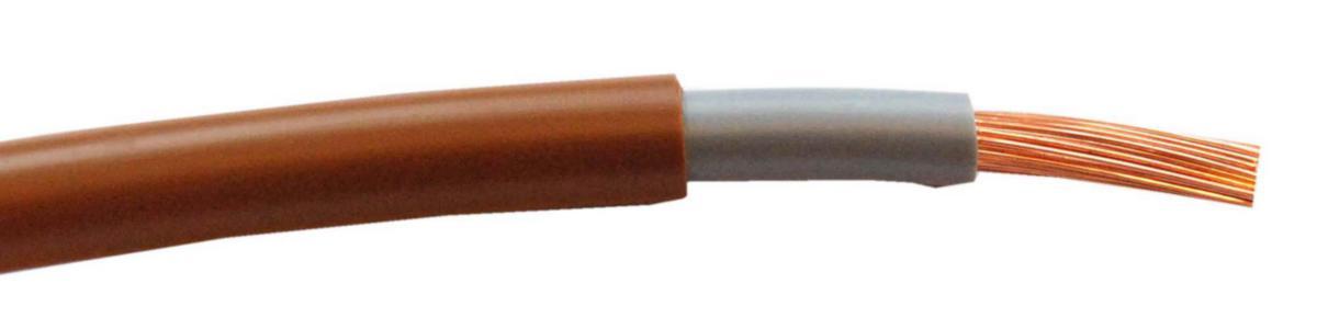 Koblingskabel dobbelisolert RKK Tec Con - Dobb.iso RKK 10 brun A.T 50M A.Twin
