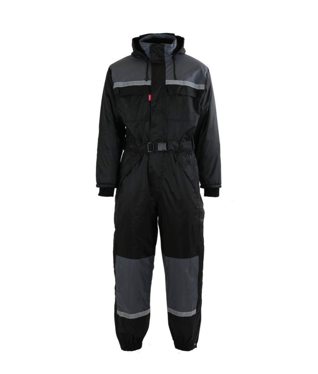 Vinterkjeledress Svalbard 990-0064 - Kj.dress Svalbard sv/grå L Vind Vannav. PU belagt 180g/m2