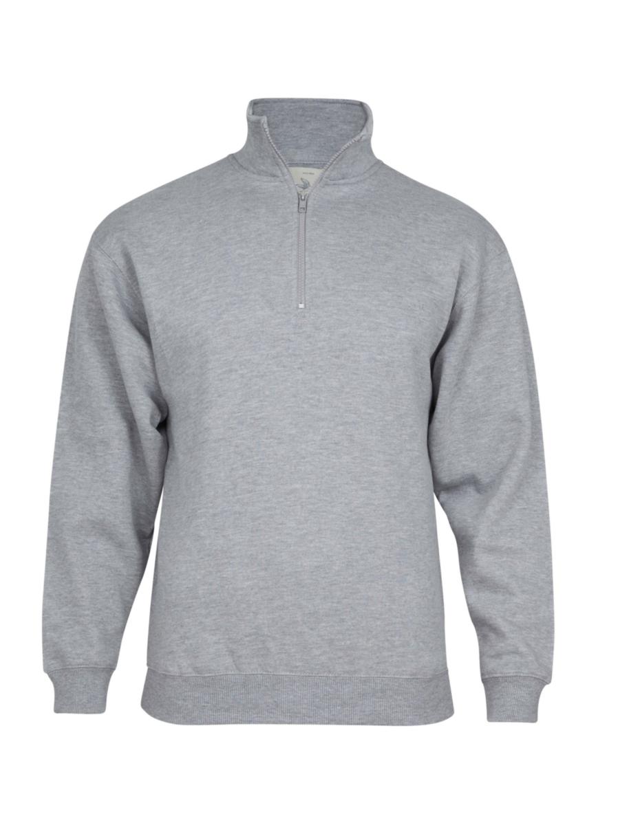 Genser Tracker Original Zip - Genser 3060 Tracker Original Half Zip gråmelert str 3XL