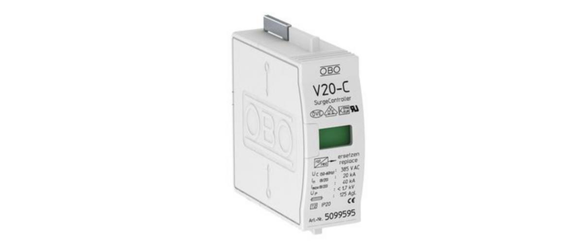 Overspenningsvern OBO Bettermann V20 overdel - SurgeController V20 Overdel 5099609