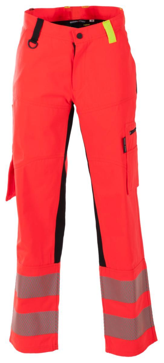 Bukse BS dame Gjøvik HiVis kl.2 - Bukse dame BS Gjøvik HiVis kl.2 rød/sva str C34