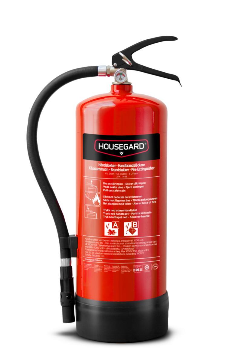 Branslukker skum 6KG FE6HR-C - BRANNSLOKKER SKUM 6KG FE6HR-C HOUSEGARD