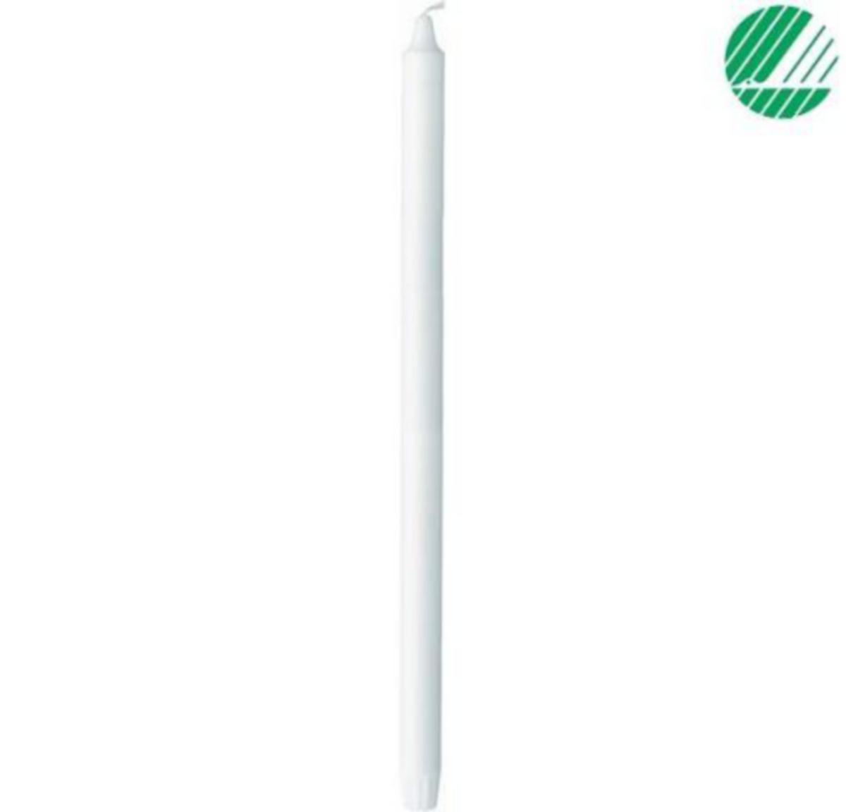 Kronelys Duni - Kronelys 35cm Hvit Duni 10pk