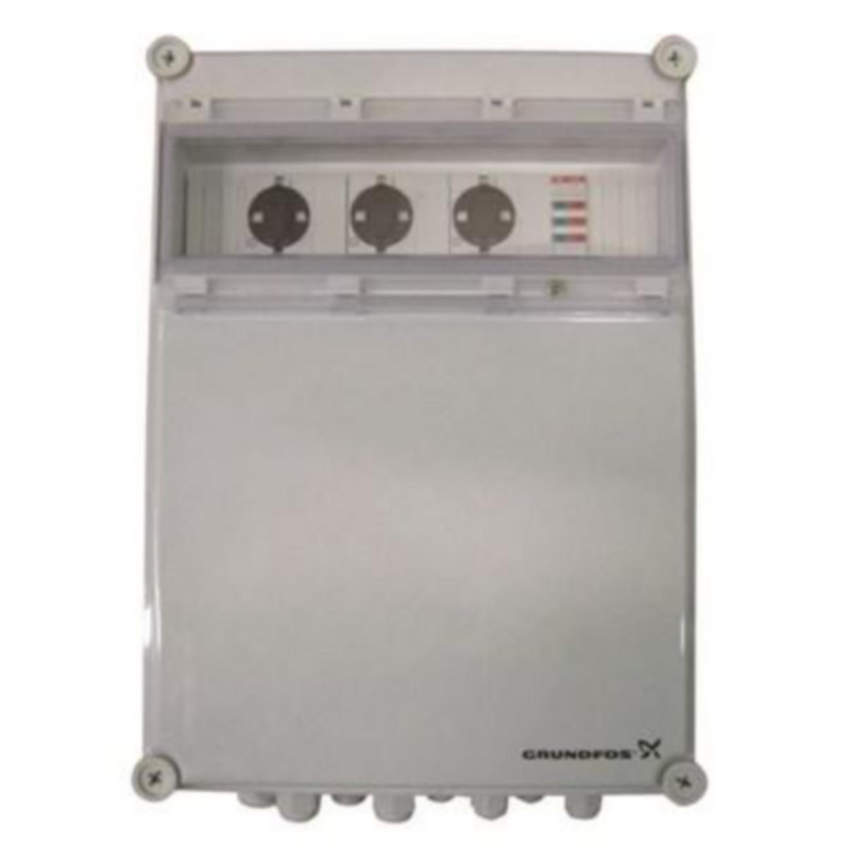 Koblingsskap CB/CBD 210 for PUST, Grundfos - CBD210 koblingsskap Grundfos 230/400.3.10 f/2 pumper