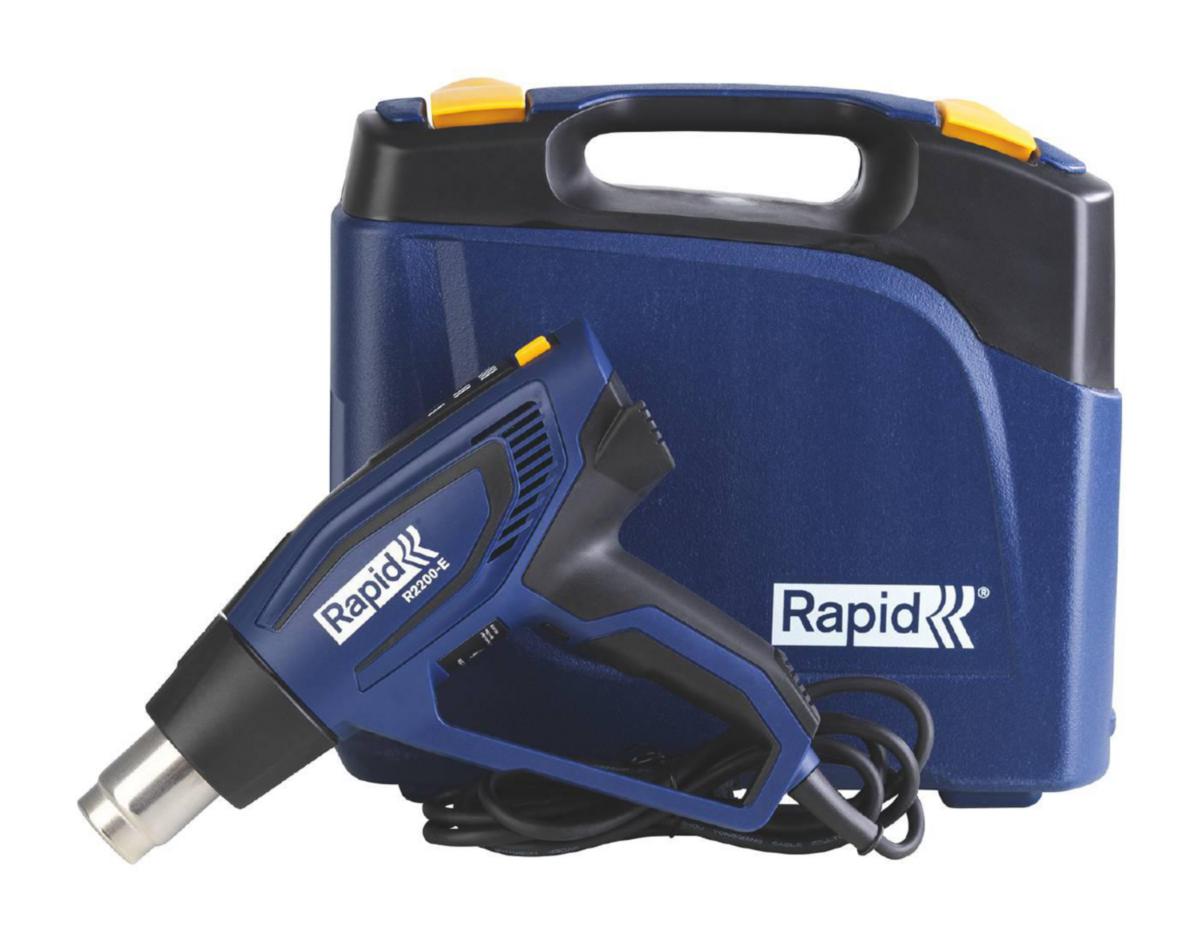 Varmluftpistol Rapid R2200-E Koffert - Varmluftpistol R2200-E Rapid 2200W 60-650°C 250-500l