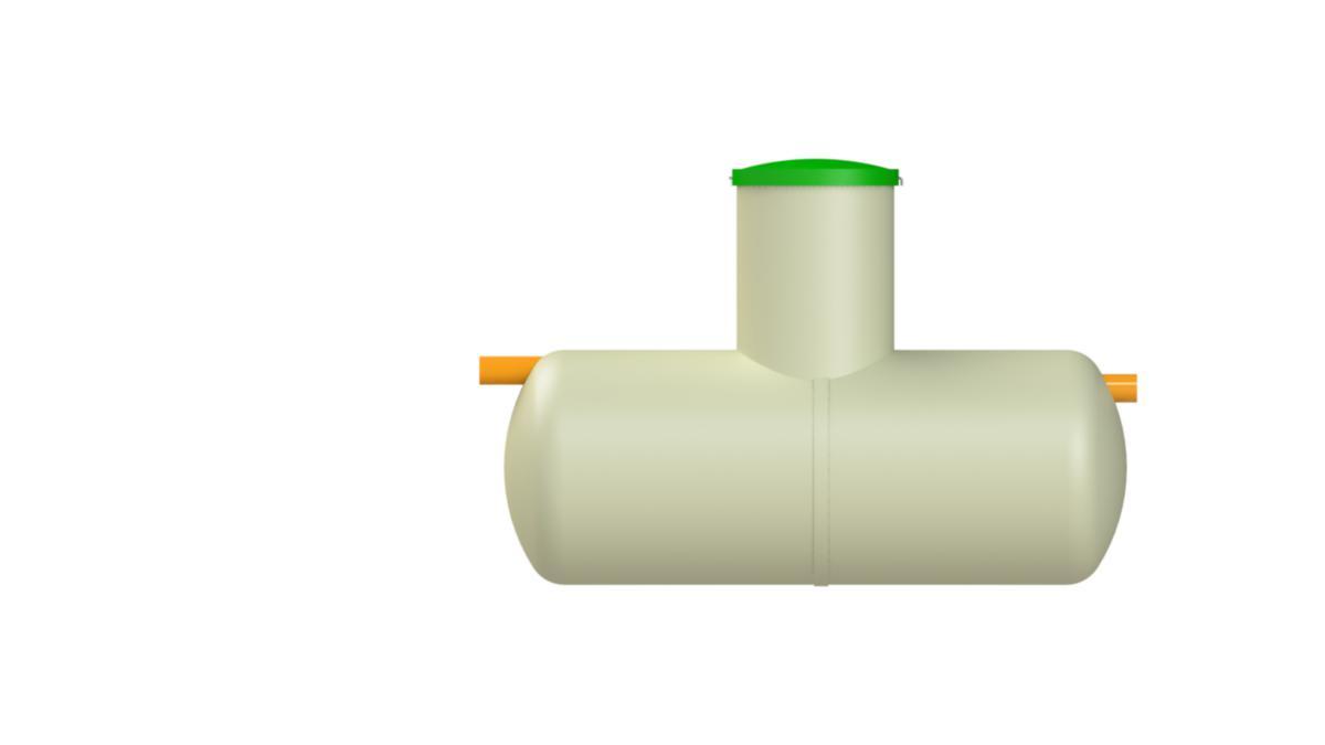 Fettutskiller liggende, Kingspan - Fettutskiller NS3 (3 l/sek) Liggende Kingspan