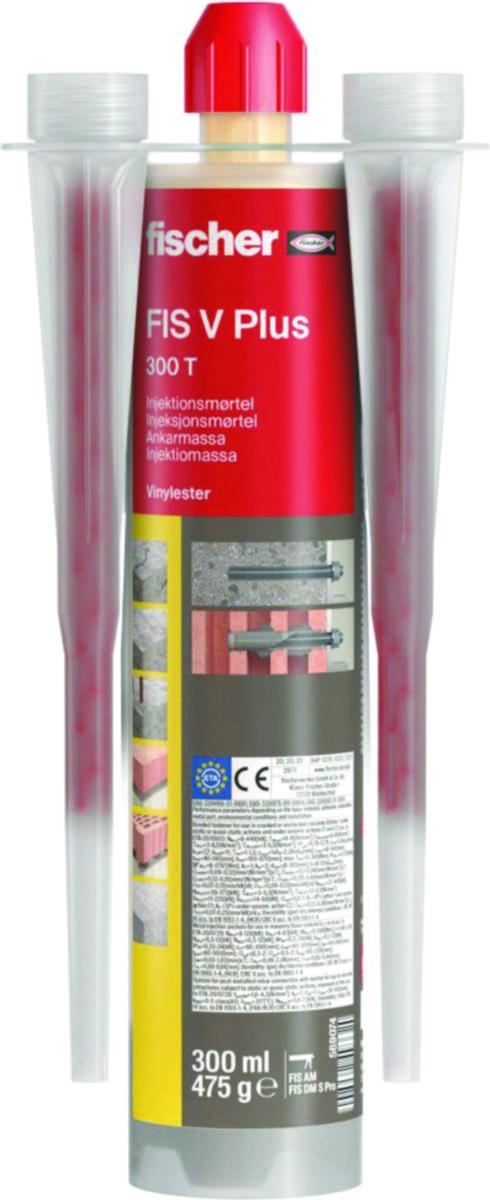 Forankringsmørtel fischer FIS V Plus 300T - Forankringsmørtel FIS V Plus 300T m/2 mixerspisser Fischer