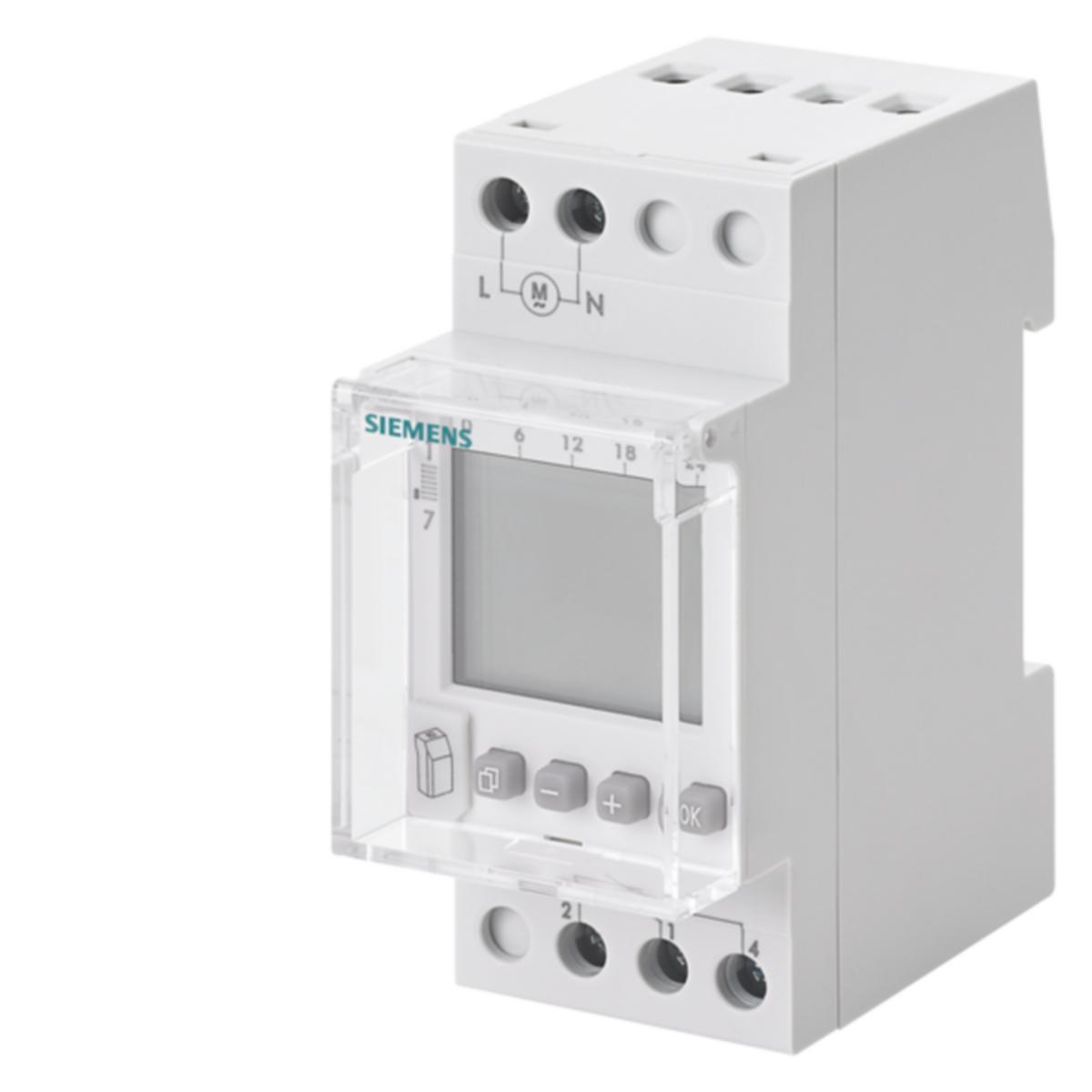 Ukeur Digitalt 1-kanal 2TE, Siemens - UKEUR 1-Kanal 2TE 230V/16A PRO