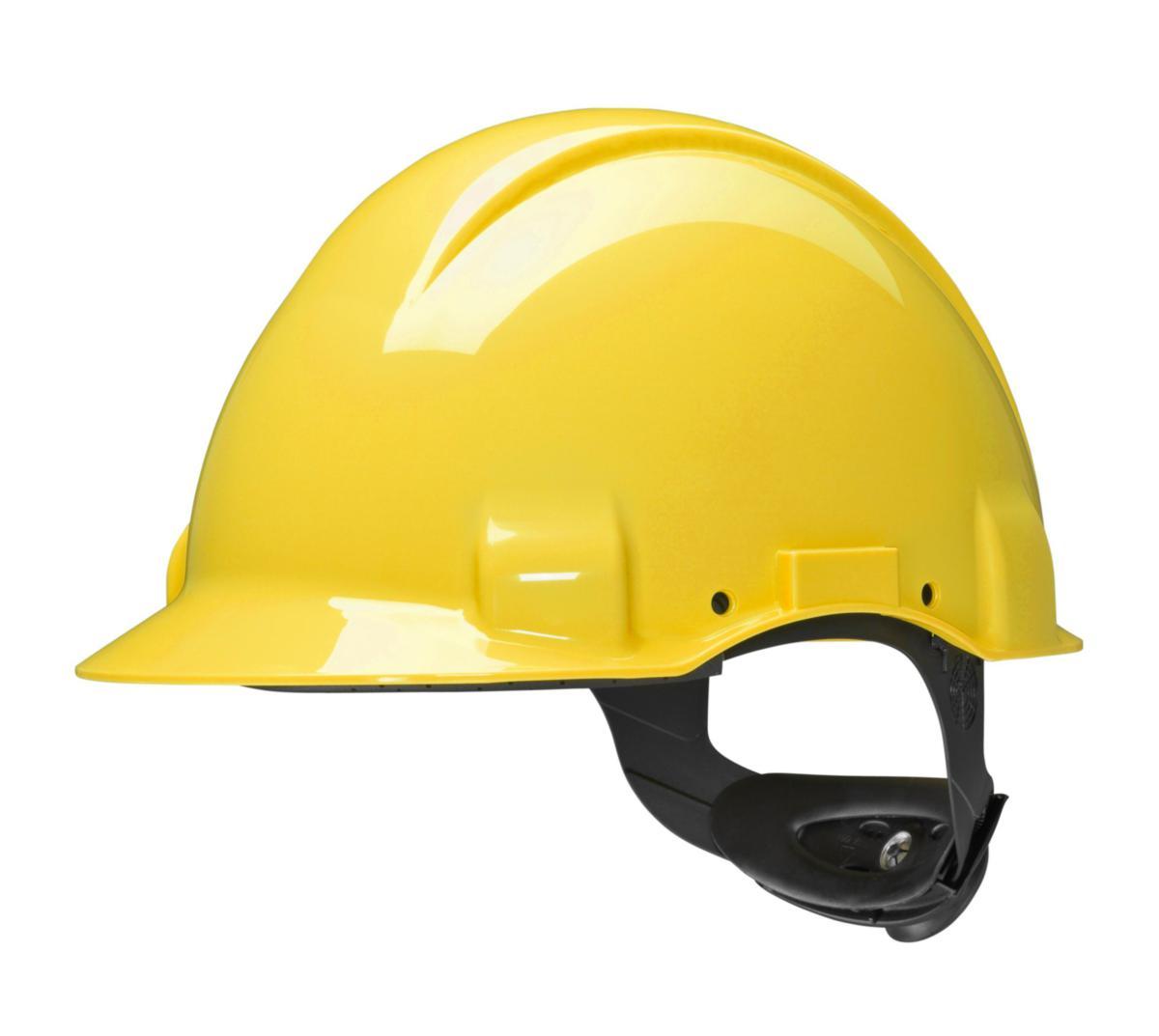 Vernehjelm elektriker 3M™ G3001 - Vernehjelm 3M G3001 elektriker rattjustering gul