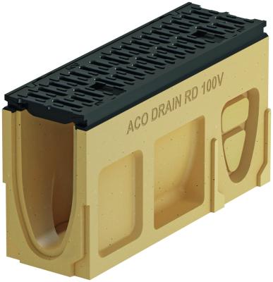 ACO Monoblock RD100V T0.1 L500 renne m/inspeksjonsåpning F900