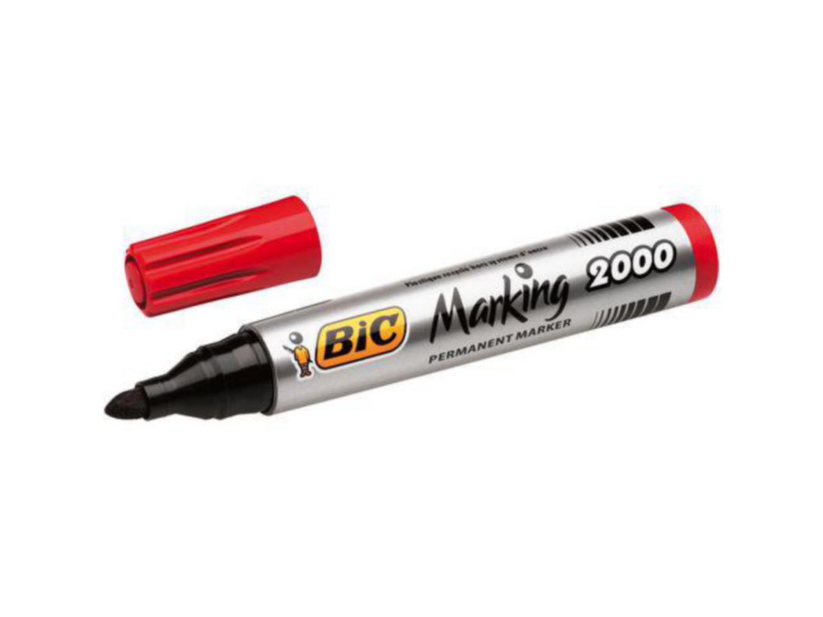 Merkepenn BIC® Marking 2000 - Merkepenn 2000 Bic Marking Rød