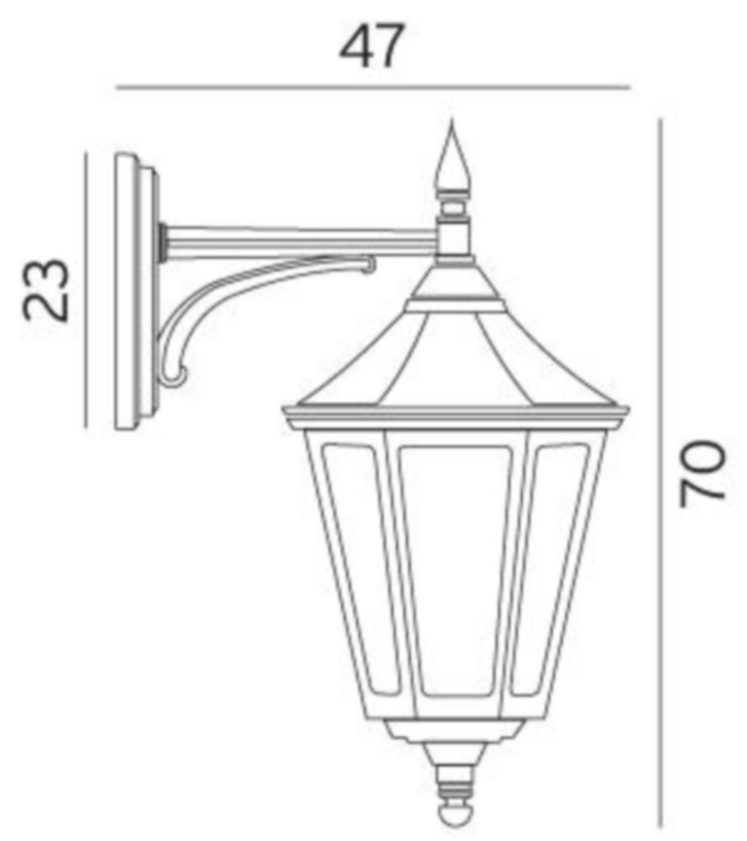 Veggarmatur Norlys Modena - Vegglampe Modena Big 381 hvit
