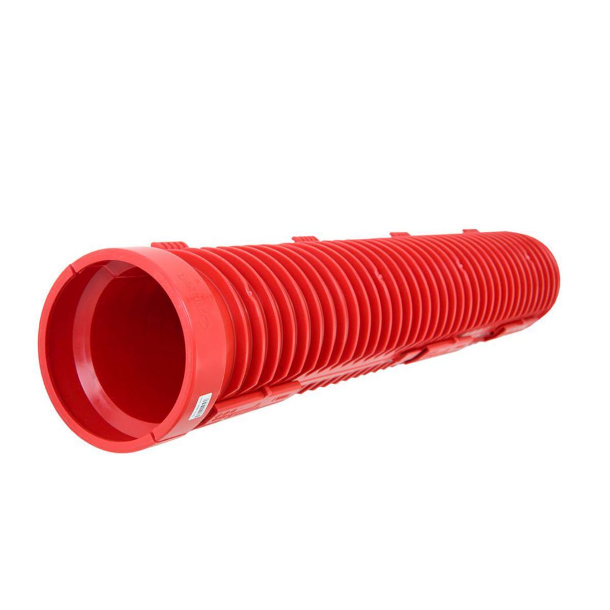 Kabelrør splittet Divio 1000N, Pipelife - 160mm Divio delt kabelrør 1000N. 1.1mtr. rød