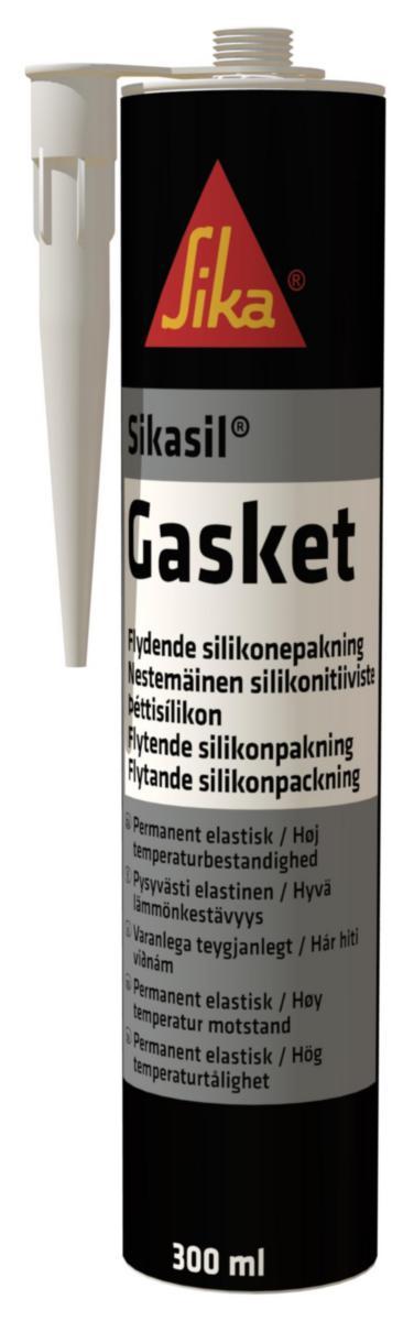 Industrisilikon Sikasil-Gasket - Fugemasse Sikasil Gasket Sika 300ml industrisilikon rød