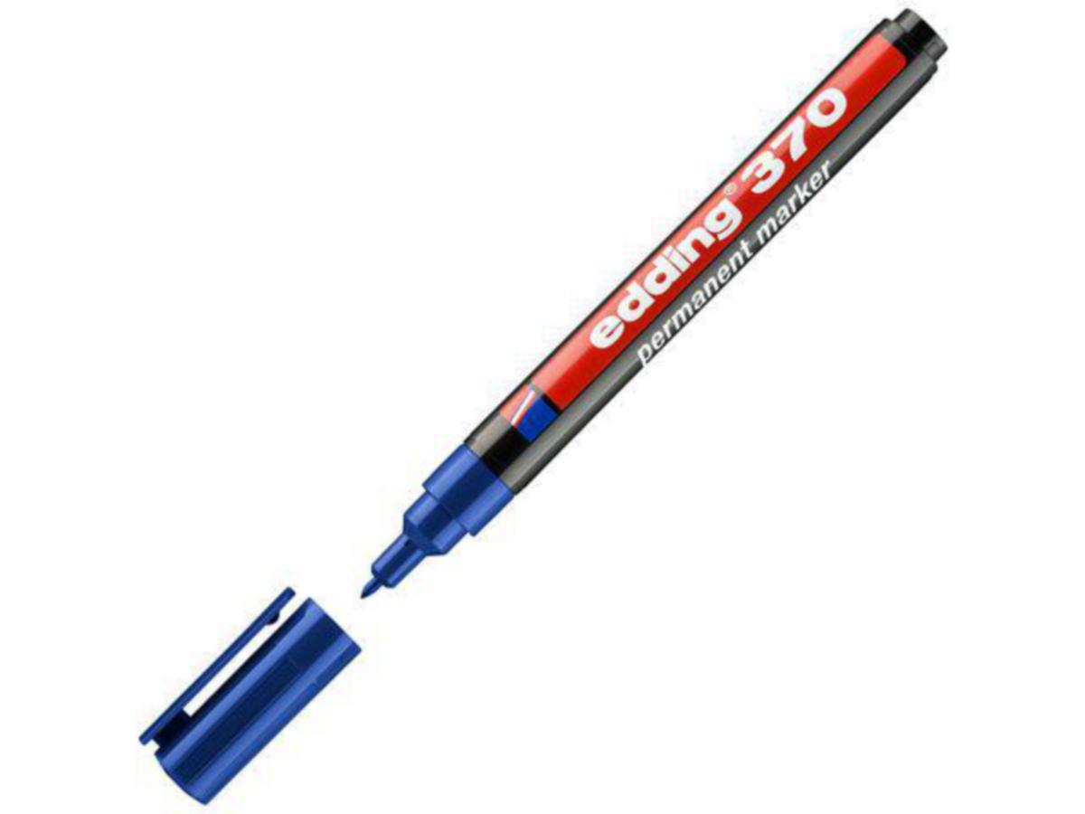 Merkepenn edding® 370 - Merkepenn 370 Edding 1mm blå
