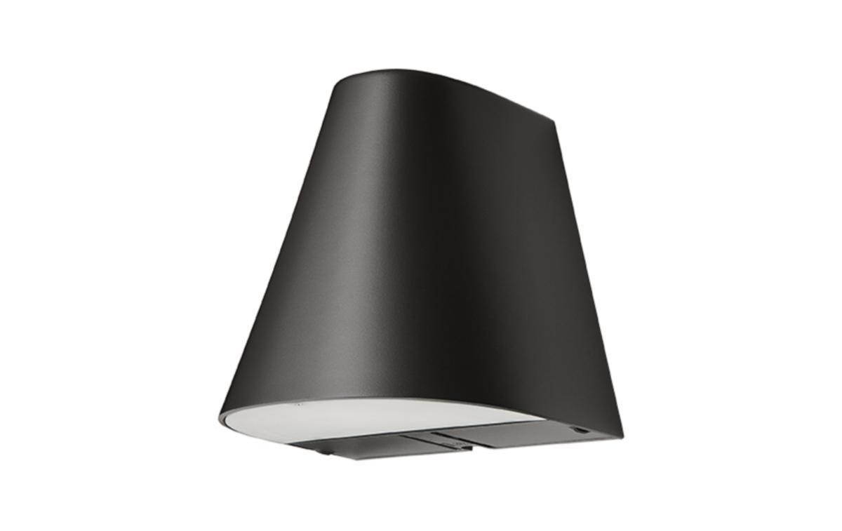 Veggarmatur Sg® Spike 1100 med kontakt - Spike sort 1100 LED + kontakt