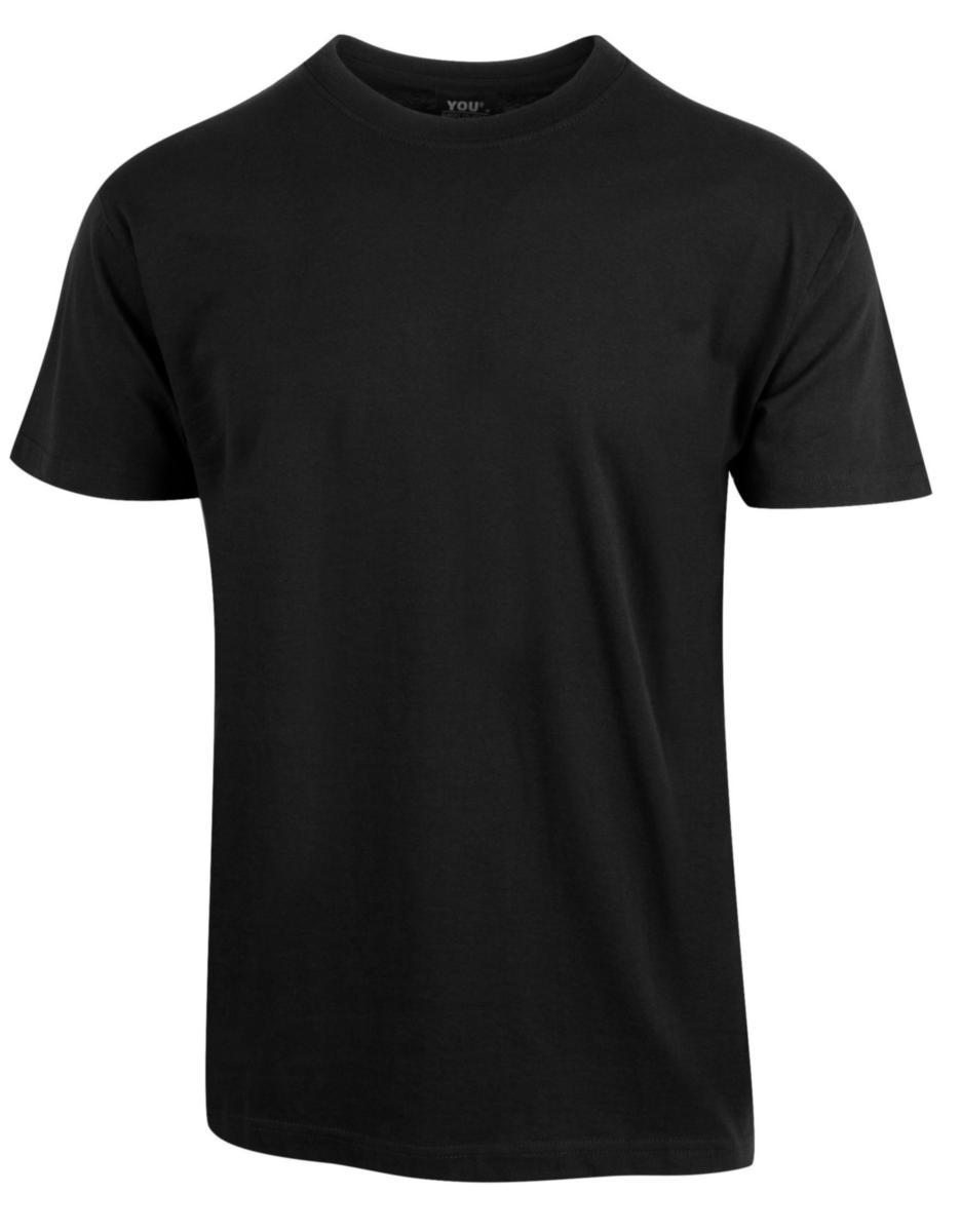 T-skjorte YOU® Classic - T-skjorte YOU Classic svart str L