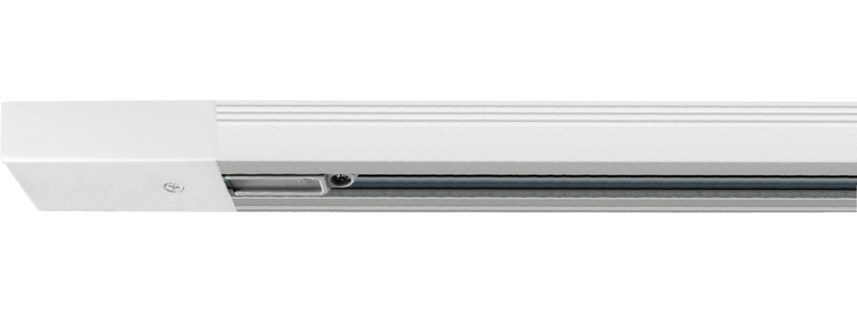 Spotskinne Unilamp Titan Track - Titan Track 2 M M. Hvit 1 fase spotskinne