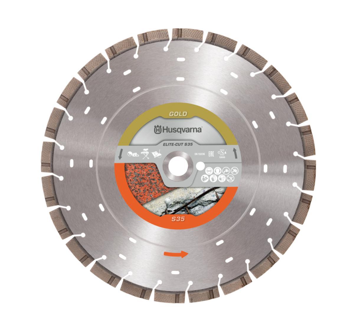 Diamantsagblad Husqvarna S35 Elite-Cut - Diamantsagblad S35 Elite-Cut Husqvarna Ø400x3.8x25.4/20mm