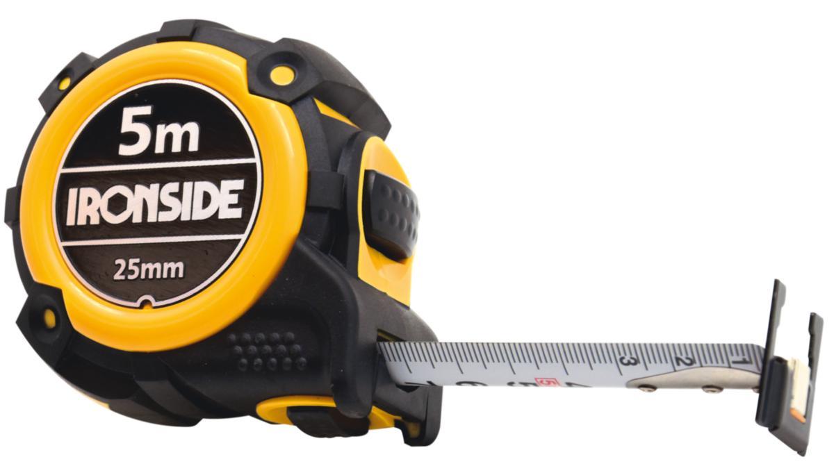 Målebånd Ironside Auto Lock 102348 - Målebånd Auto Lock Ironside 5mX25mm 102348