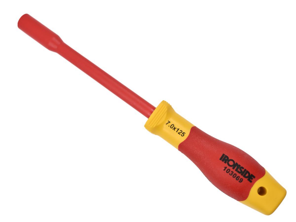 Skrutrekker Isolert Ironside 1000V/VDE - Skrutrekker 7.0x125mm 1000v Ironside 2komp 103069