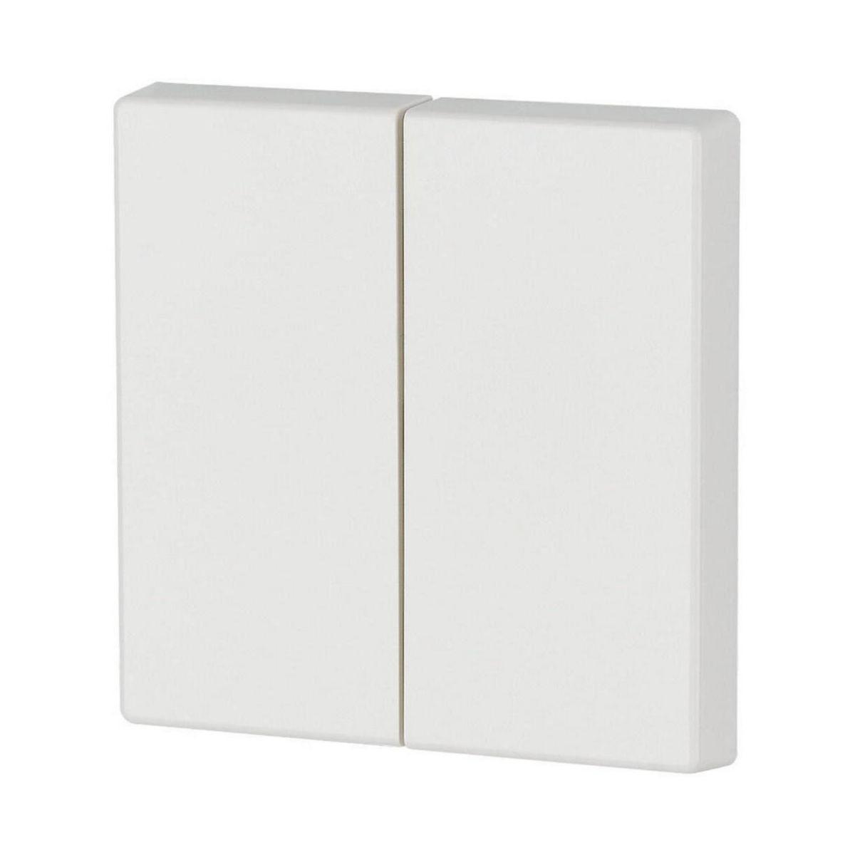 Dobbel Vippe Eaton - Glanset hvit dobbel 