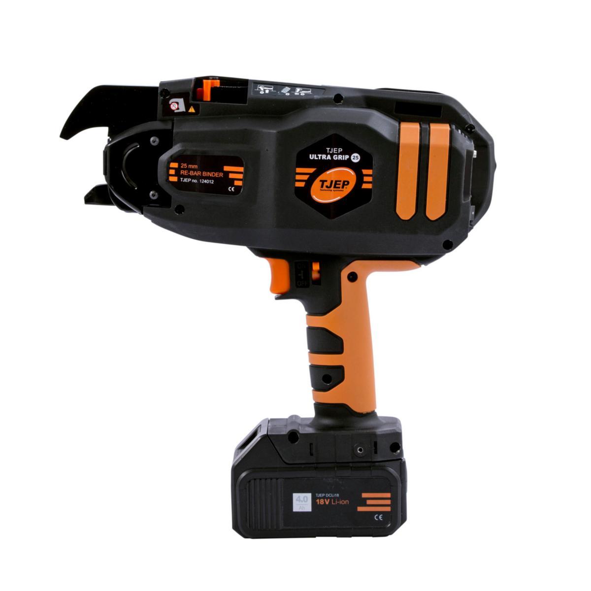 Jernbindemaskin Tjep Ultra Grip 25 - Jernbindemaskin Ultra Grip 25 Tjep 18V 2x4.0Ah koffert 25mm