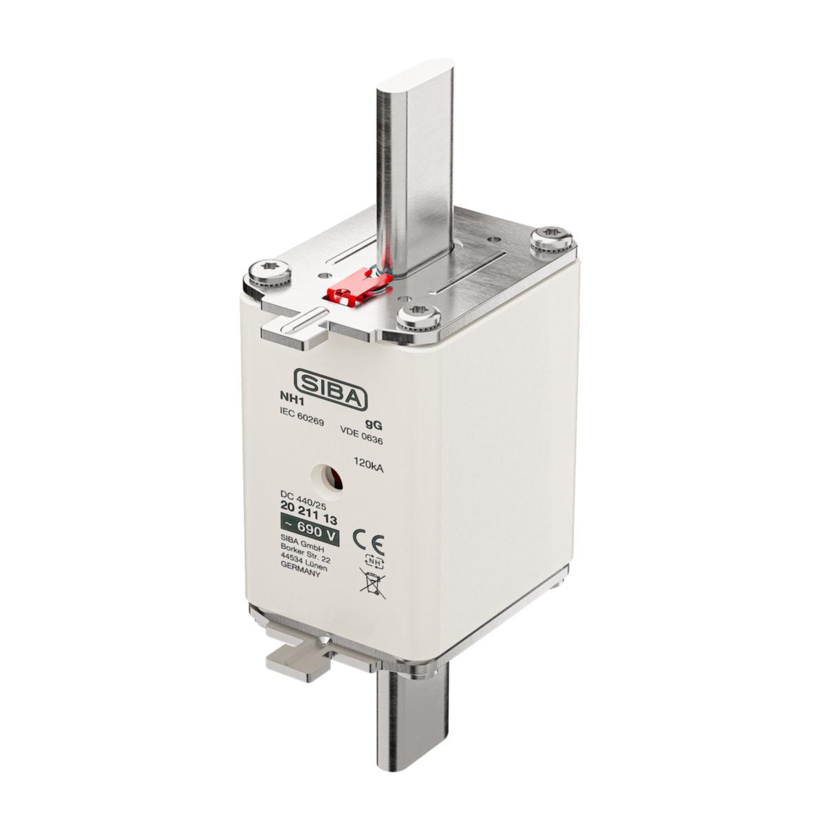Høyeffektsikringer Siba HellermannTyton NH1 - Sikring NH1 690V gG 250A SIBA
