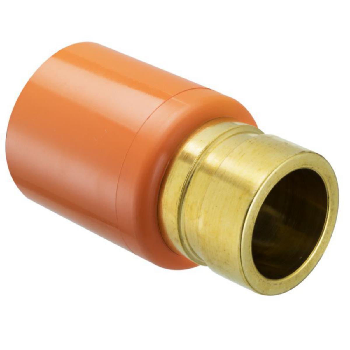 Adapterkobling innvendig lim/utvendig rille CPVC f/sprinkler - 21/2 x 76,1mm Adapterkobling Innv.lim Utv.rille MLBVZ/CPVC