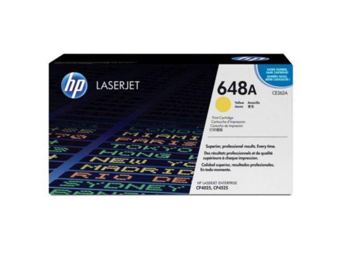 Toner 648A HP CE262 11K gul - Toner 648A HP CE262 11K gul