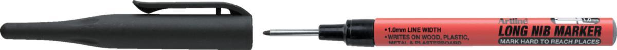 Merkepenn Artline 710 Long Nib Marker - Merkepenn Artline 710 30mm lang spiss svart