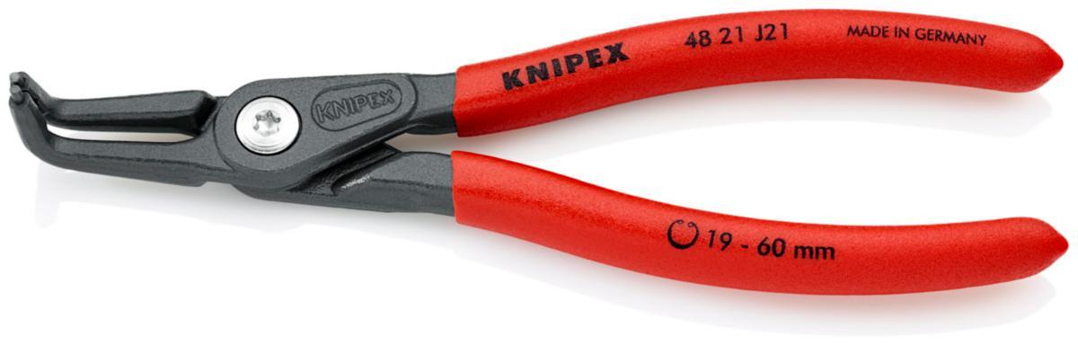 Presisjons-seegeringstang Knipex 4821 - Seegerringstang 4821 Knipex 305mm J41 bøyd