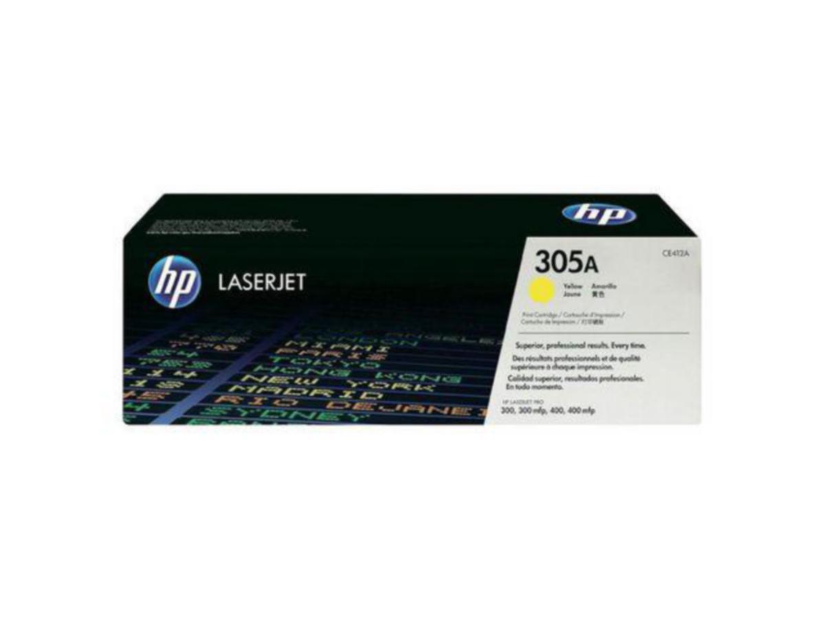 Toner 305Y HP CE412A 2,6K gul - Toner 305Y HP CE412A 2,6K gul