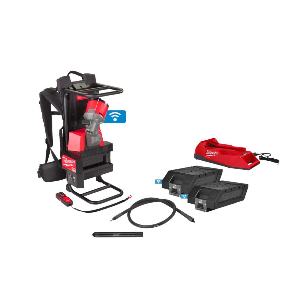 Betongvibrator Milwaukee MXF CVBPKIT-602 - Betongvibrator MXF CVBPKIT-602 Milwaukee MX Fuel KIT 2x6Ah