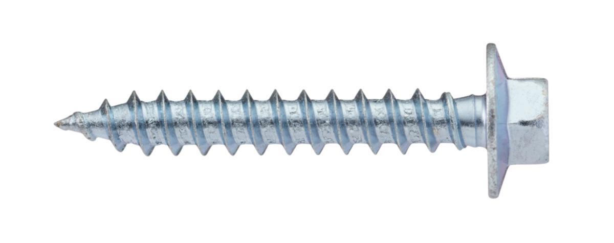 Byggskrue FIXX - Byggskr 6X25 EZ 6kt m/flens elforzinket for tre FIXX 250pk