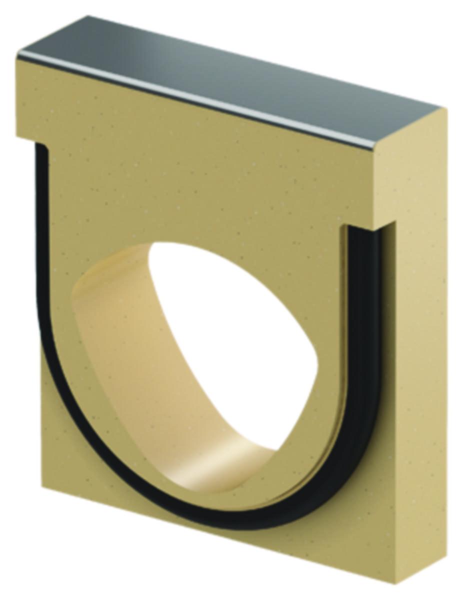 ACO Multiline adapter V100 m/hull, galvanisert kant - ACO Multiline V100S adapter f/ endring av flyteretning