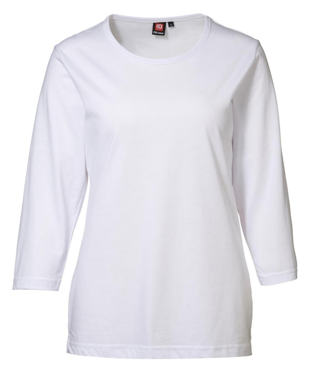 T-skjorte dame Kentaur Pro Wear ID0313 3/4 erm - T-skjorte dame Kentaur ProWear 3/4 erm hvit str XL