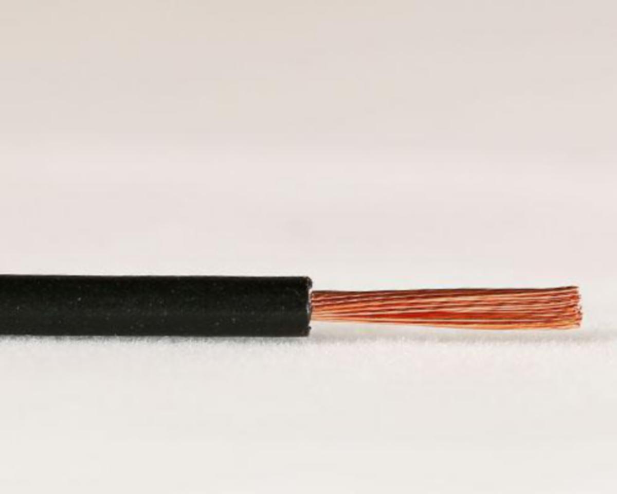 RK Elis Elektro Koblingsledning 750V - RK (H07 V-K) 1.50 mm2 sort 100m