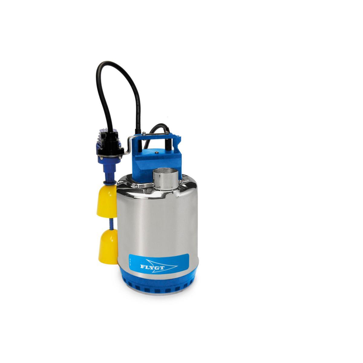 Grunnvannspumpe SXM3 GW, Flygt - Flygt lensepumpe SXM3/A GW m/føler R5/4" nivåbryt 1-fas