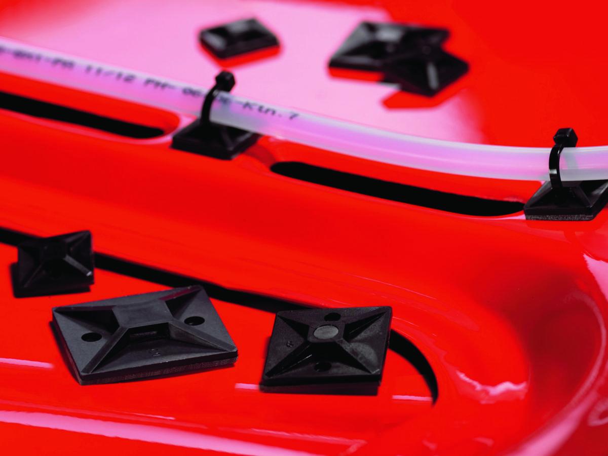 Festesokkel HellermannTyton MB APT-A - Festesokk MB3APT-A sv 19x19mm 