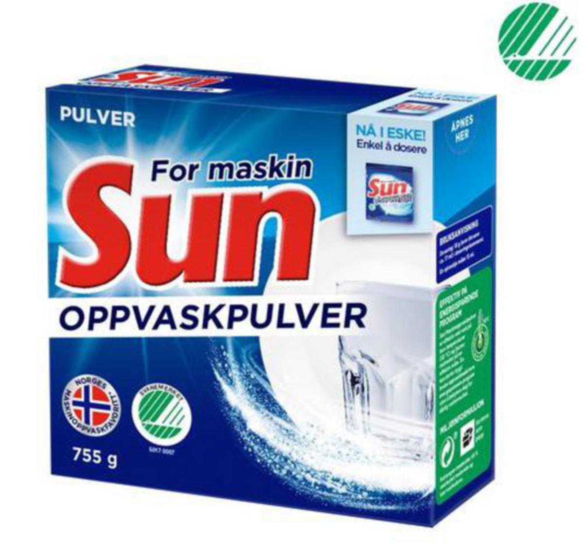 Maskinoppvask Sun Pulver - Maskinoppvask Pulver Sun 755g