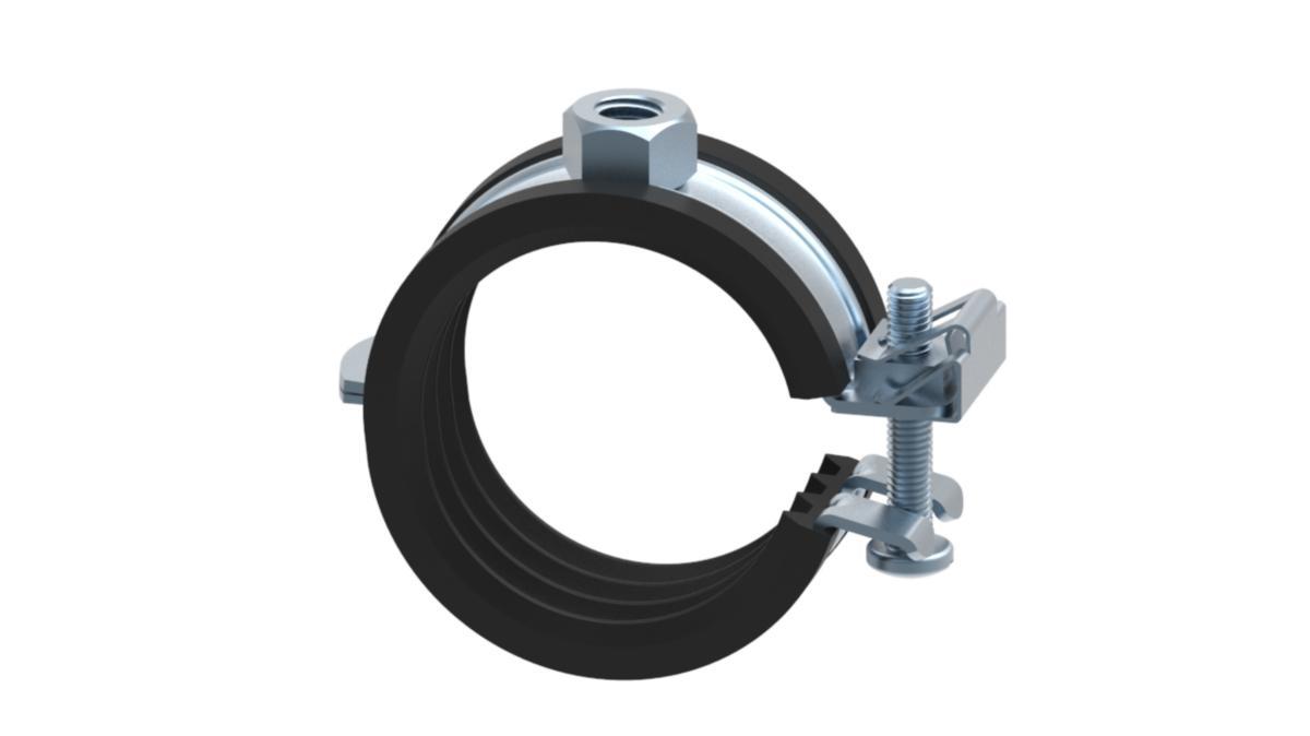 Skruklammer 231 m/dempegummi M8, a-collection - 21-23 mm Jirva 231 skruklammer m/dempegummi M8. 1 skrue/snep