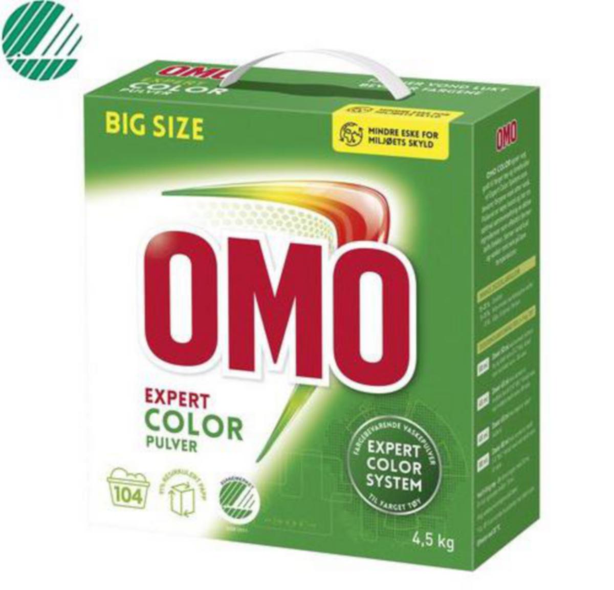 Tøyvask Omo® - Tøyvask Color Pulver Omo 4,5kg